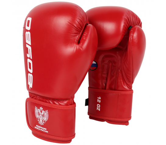 Перчатки боксерские "BoyBo" TITAN,IB-23 (одобрены ФБР),10oz красный Красный image